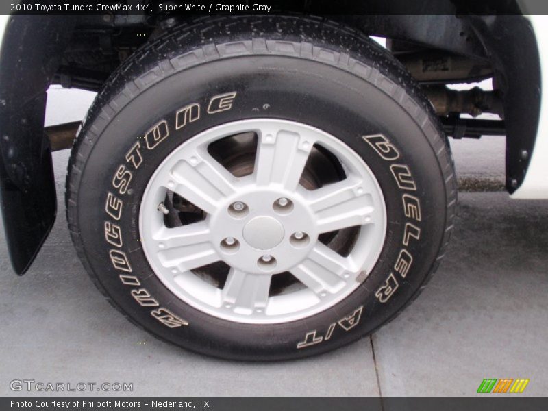 Super White / Graphite Gray 2010 Toyota Tundra CrewMax 4x4