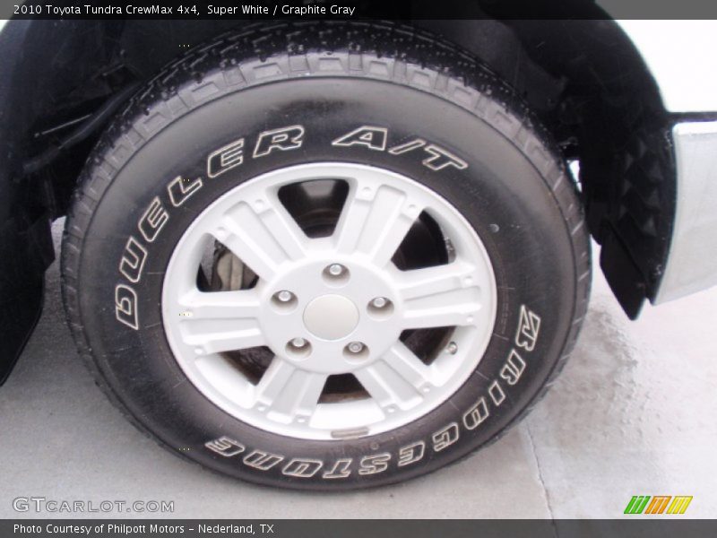 Super White / Graphite Gray 2010 Toyota Tundra CrewMax 4x4