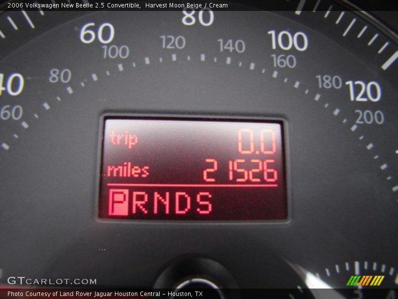 Harvest Moon Beige / Cream 2006 Volkswagen New Beetle 2.5 Convertible