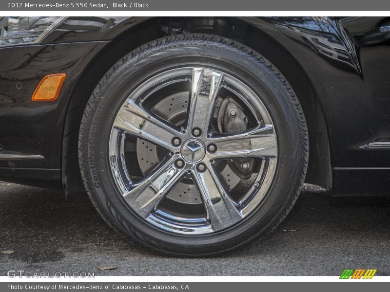 Black / Black 2012 Mercedes-Benz S 550 Sedan