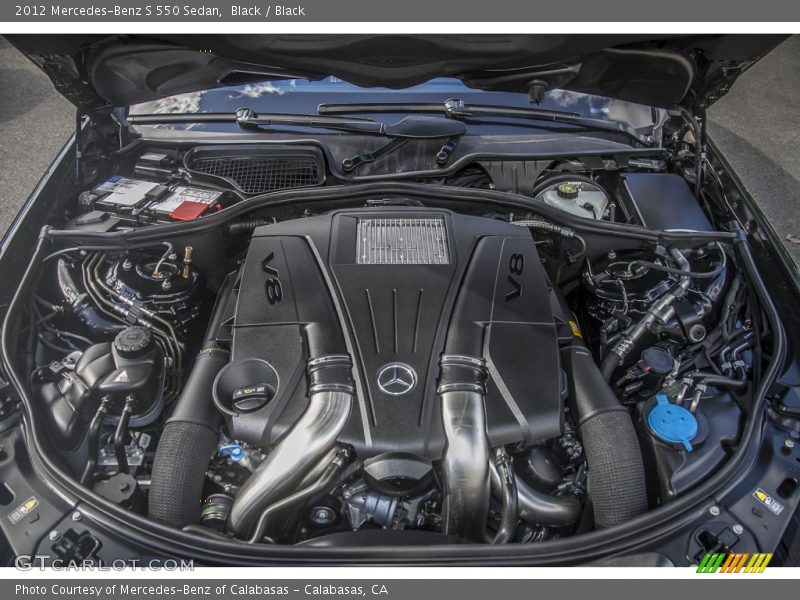 Black / Black 2012 Mercedes-Benz S 550 Sedan