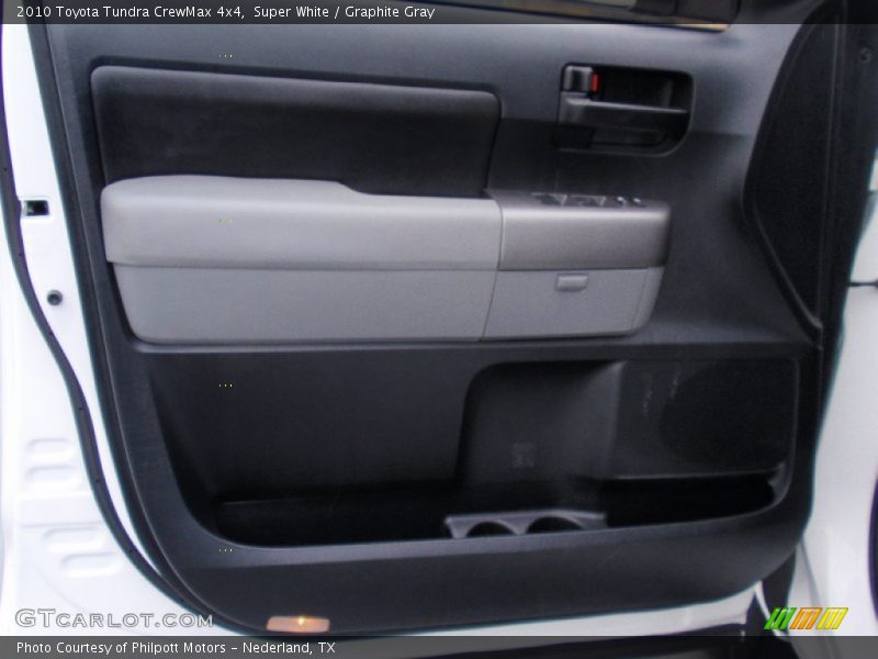 Super White / Graphite Gray 2010 Toyota Tundra CrewMax 4x4
