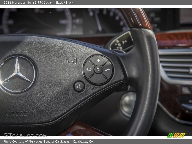 Black / Black 2012 Mercedes-Benz S 550 Sedan