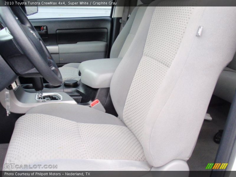 Super White / Graphite Gray 2010 Toyota Tundra CrewMax 4x4