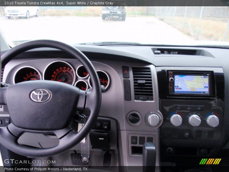 Super White / Graphite Gray 2010 Toyota Tundra CrewMax 4x4