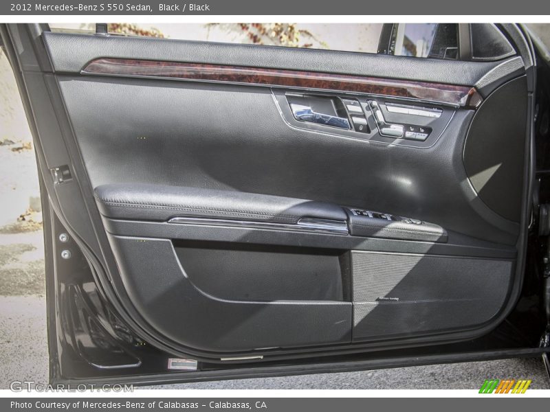 Black / Black 2012 Mercedes-Benz S 550 Sedan
