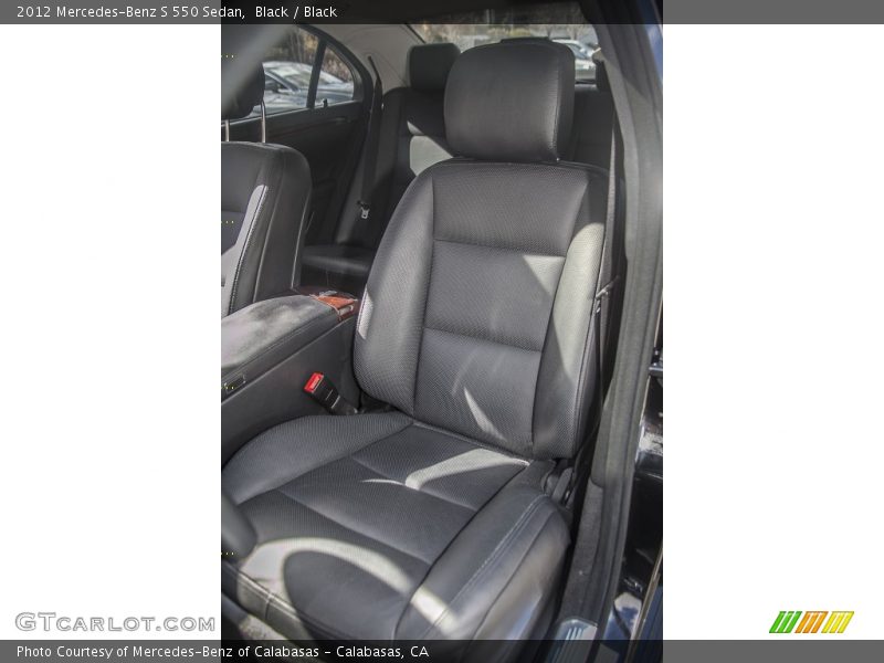 Black / Black 2012 Mercedes-Benz S 550 Sedan