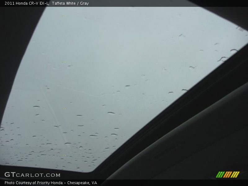 Taffeta White / Gray 2011 Honda CR-V EX-L