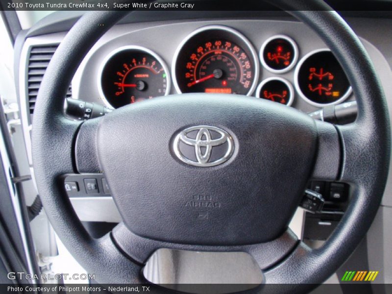 Super White / Graphite Gray 2010 Toyota Tundra CrewMax 4x4