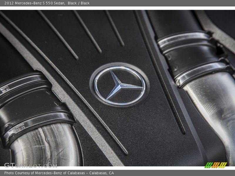 Black / Black 2012 Mercedes-Benz S 550 Sedan