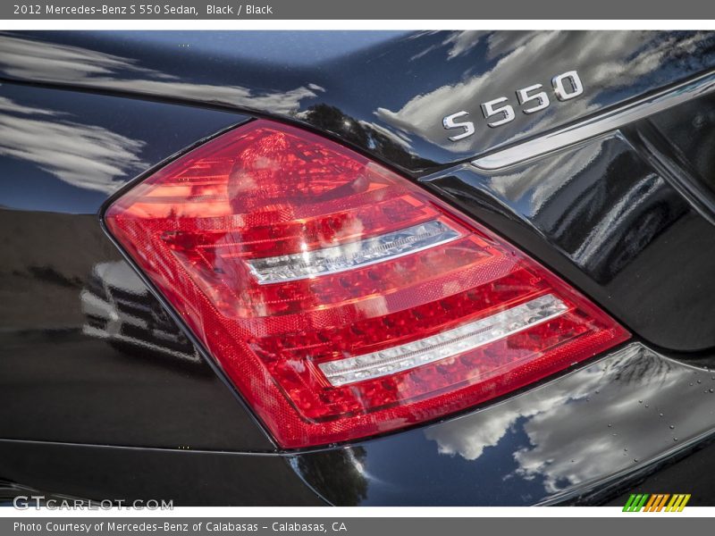 Black / Black 2012 Mercedes-Benz S 550 Sedan