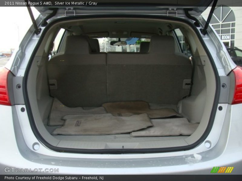 Silver Ice Metallic / Gray 2011 Nissan Rogue S AWD