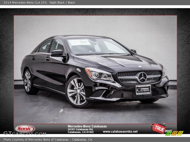 Night Black / Black 2014 Mercedes-Benz CLA 250