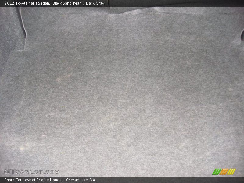 Black Sand Pearl / Dark Gray 2012 Toyota Yaris Sedan