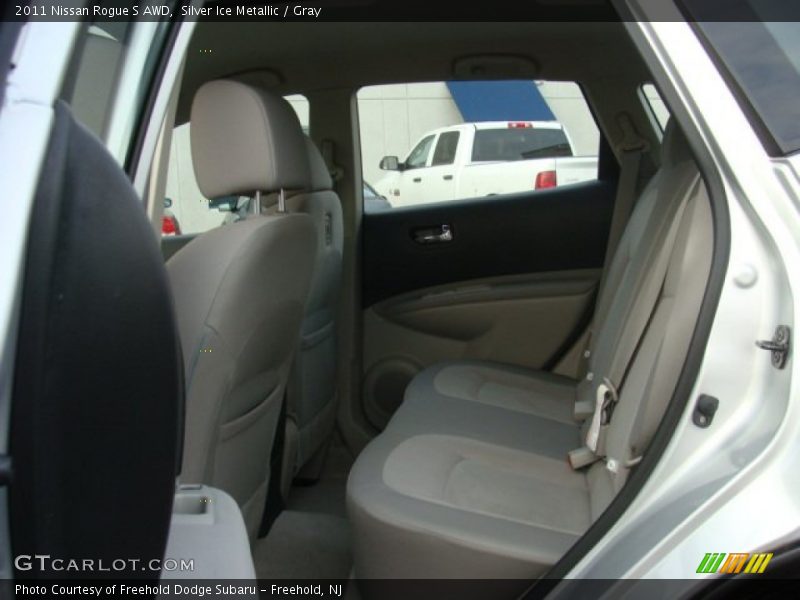 Silver Ice Metallic / Gray 2011 Nissan Rogue S AWD
