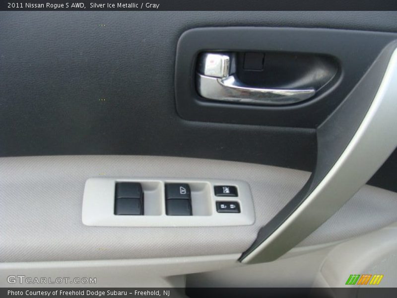 Silver Ice Metallic / Gray 2011 Nissan Rogue S AWD