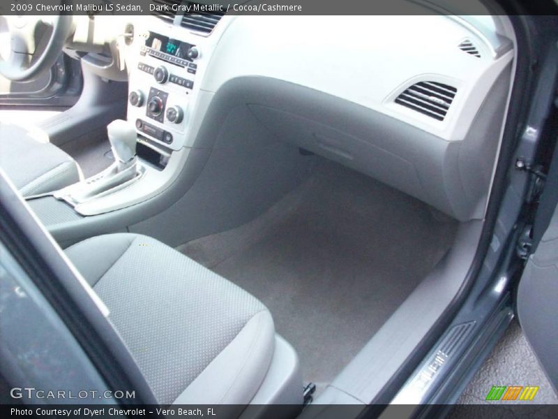 Dark Gray Metallic / Cocoa/Cashmere 2009 Chevrolet Malibu LS Sedan