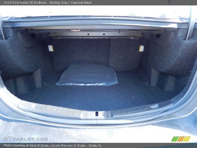 Sterling Gray / Charcoal Black 2014 Ford Fusion SE EcoBoost