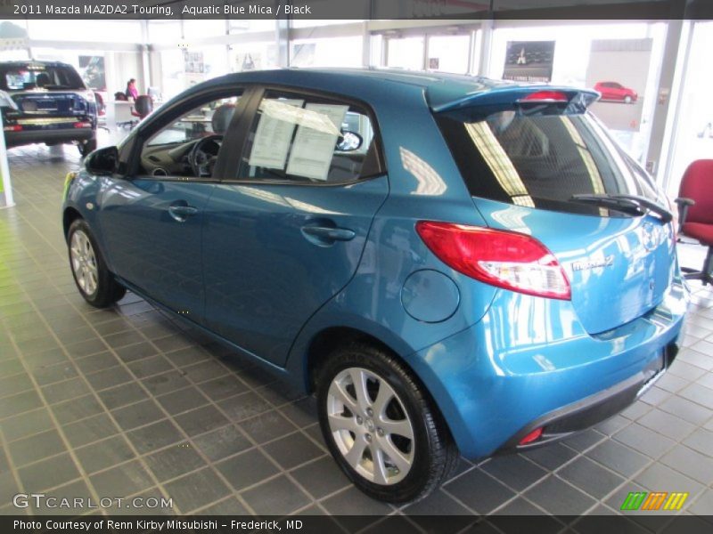 Aquatic Blue Mica / Black 2011 Mazda MAZDA2 Touring