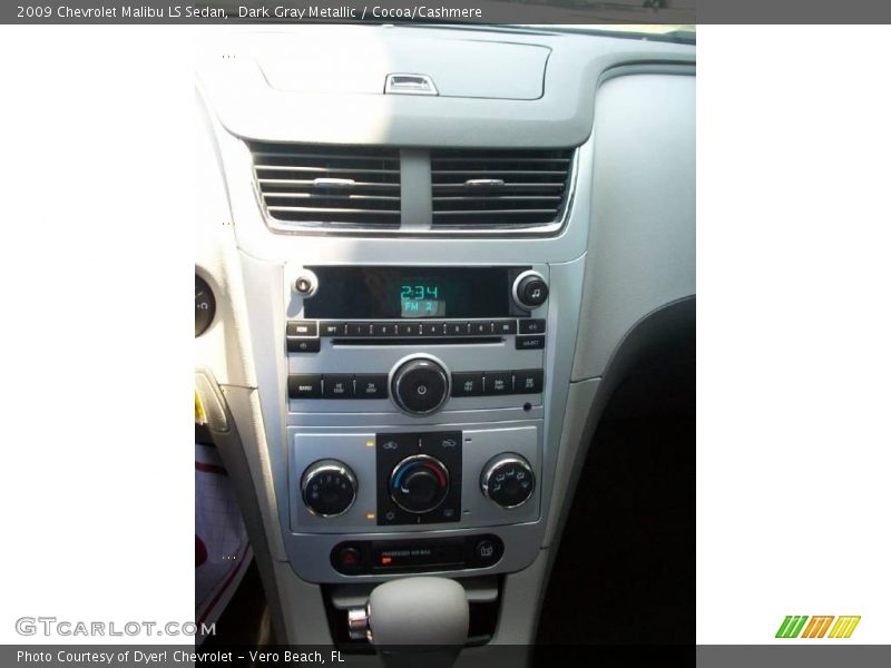 Dark Gray Metallic / Cocoa/Cashmere 2009 Chevrolet Malibu LS Sedan