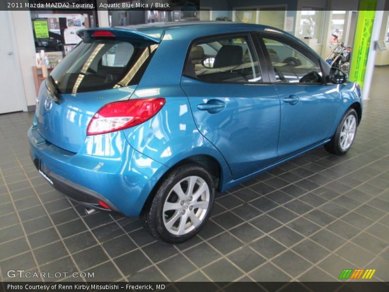 Aquatic Blue Mica / Black 2011 Mazda MAZDA2 Touring