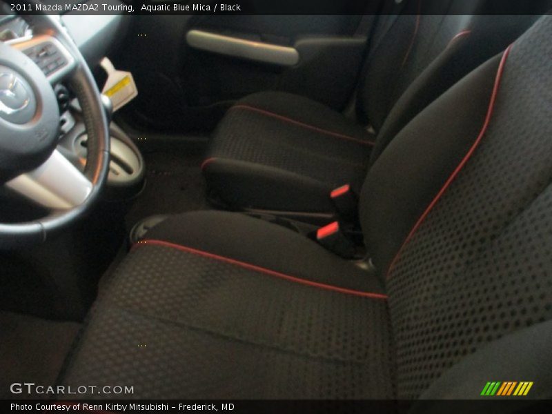 Aquatic Blue Mica / Black 2011 Mazda MAZDA2 Touring