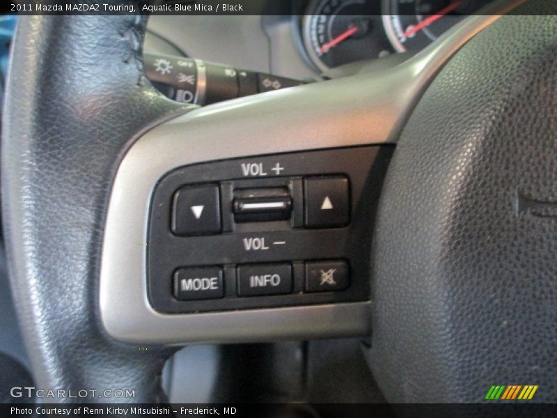Aquatic Blue Mica / Black 2011 Mazda MAZDA2 Touring