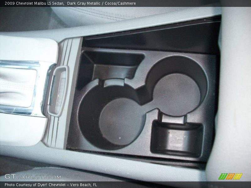 Dark Gray Metallic / Cocoa/Cashmere 2009 Chevrolet Malibu LS Sedan