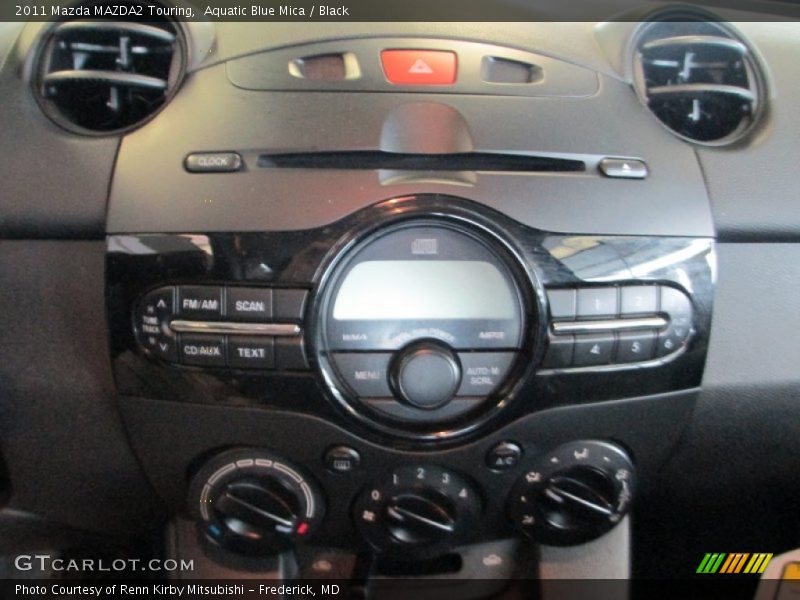Aquatic Blue Mica / Black 2011 Mazda MAZDA2 Touring