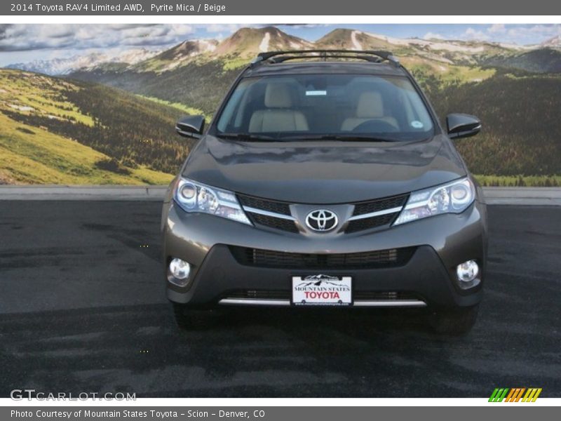 Pyrite Mica / Beige 2014 Toyota RAV4 Limited AWD