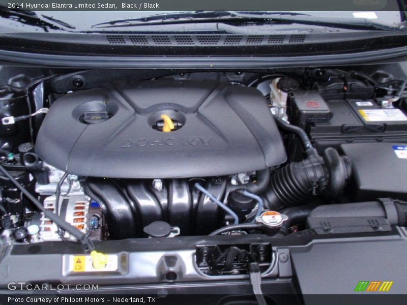 Black / Black 2014 Hyundai Elantra Limited Sedan