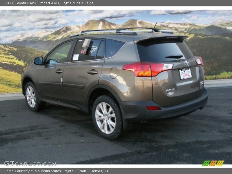 Pyrite Mica / Beige 2014 Toyota RAV4 Limited AWD