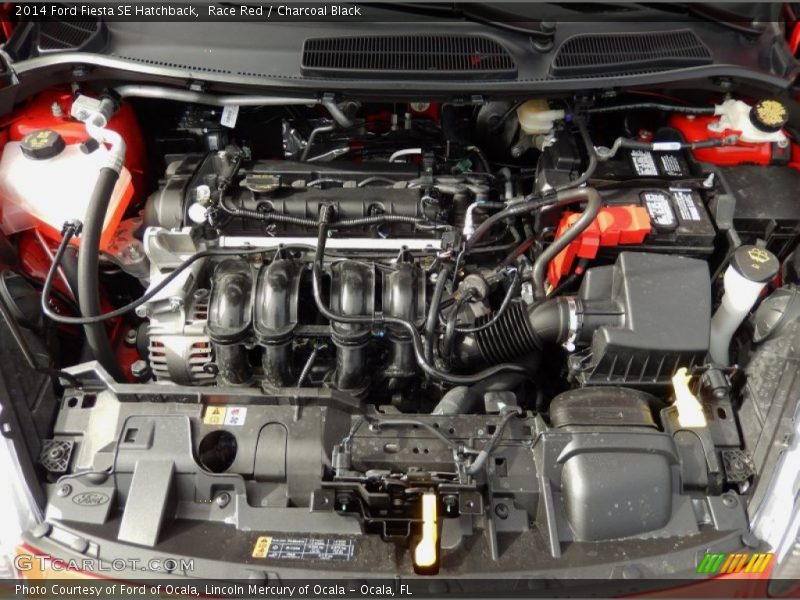 Race Red / Charcoal Black 2014 Ford Fiesta SE Hatchback