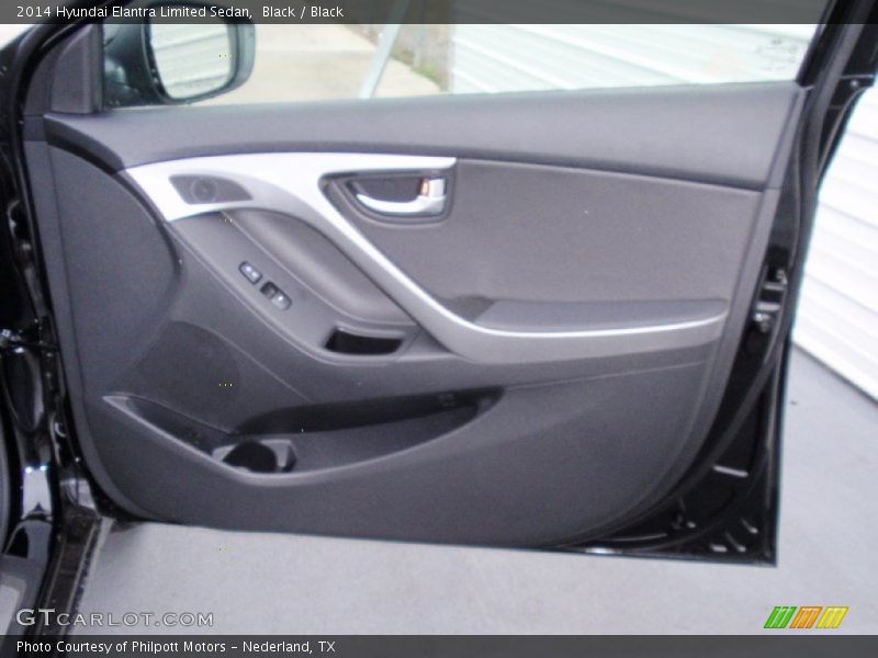 Black / Black 2014 Hyundai Elantra Limited Sedan