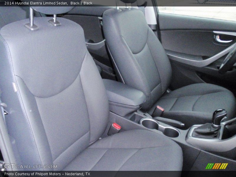 Black / Black 2014 Hyundai Elantra Limited Sedan