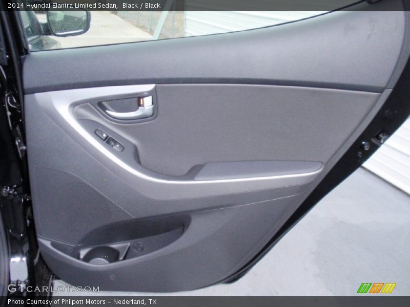 Black / Black 2014 Hyundai Elantra Limited Sedan