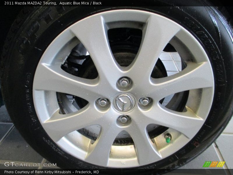 Aquatic Blue Mica / Black 2011 Mazda MAZDA2 Touring