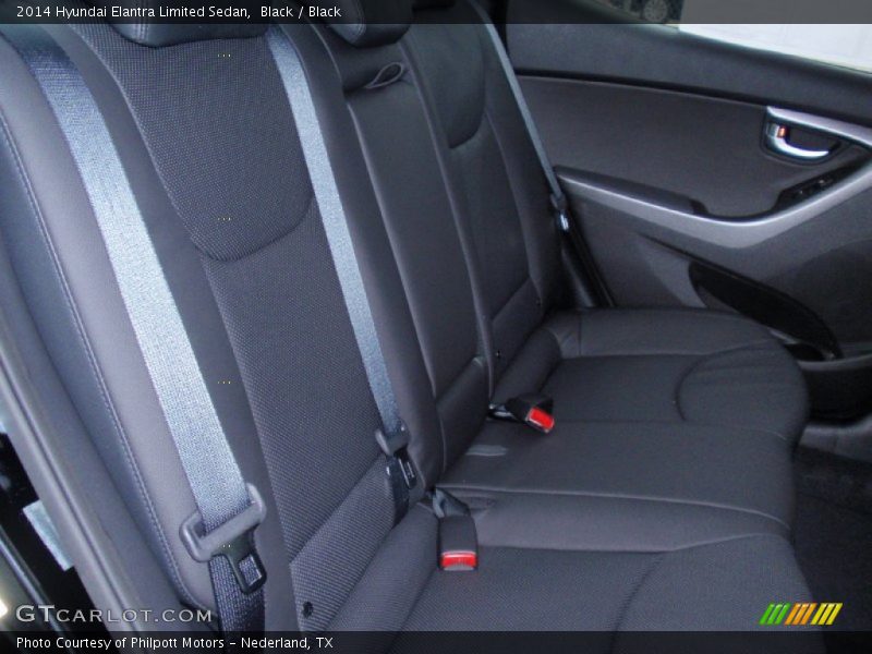 Black / Black 2014 Hyundai Elantra Limited Sedan