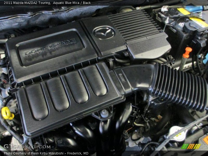 Aquatic Blue Mica / Black 2011 Mazda MAZDA2 Touring