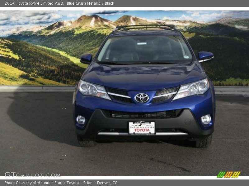 Blue Crush Metallic / Black 2014 Toyota RAV4 Limited AWD