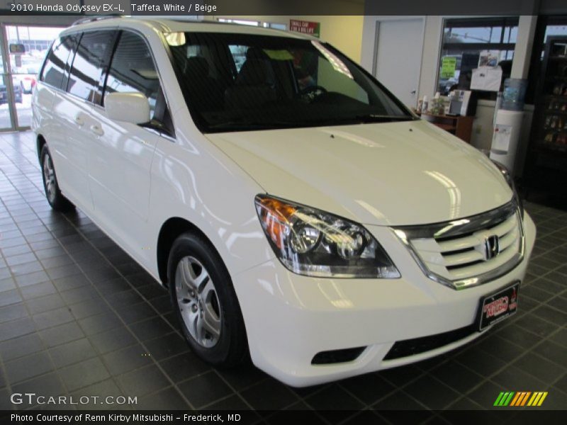 Taffeta White / Beige 2010 Honda Odyssey EX-L