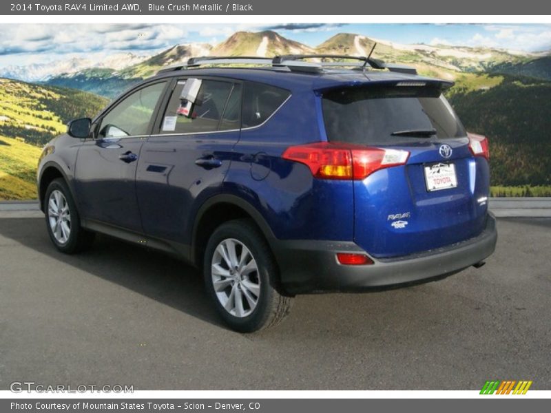 Blue Crush Metallic / Black 2014 Toyota RAV4 Limited AWD
