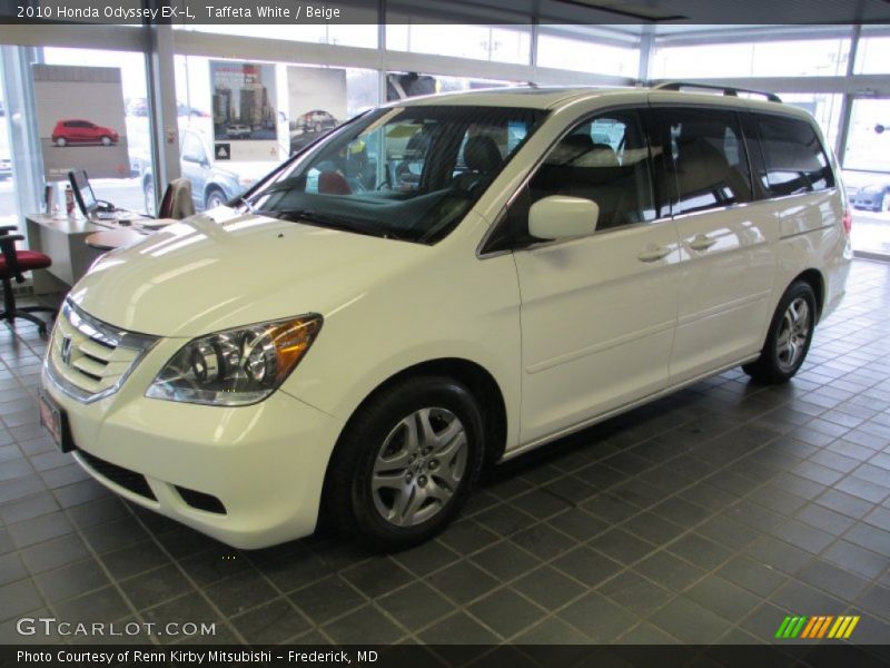 Taffeta White / Beige 2010 Honda Odyssey EX-L