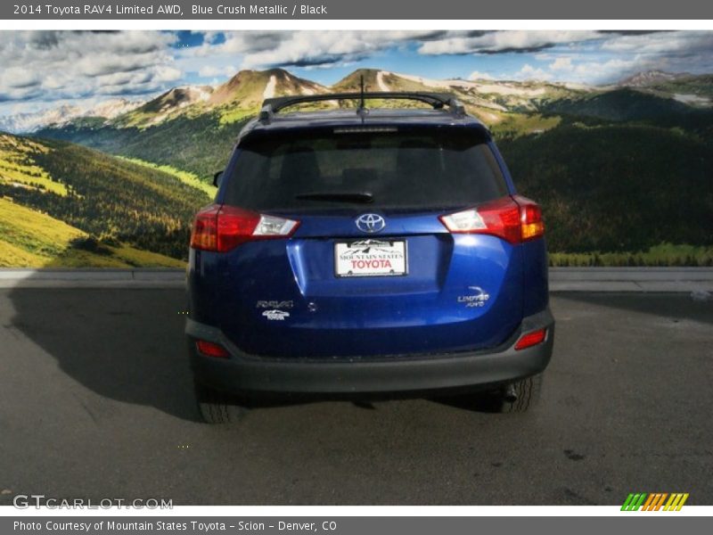 Blue Crush Metallic / Black 2014 Toyota RAV4 Limited AWD