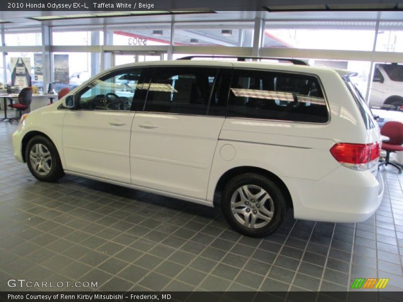 Taffeta White / Beige 2010 Honda Odyssey EX-L