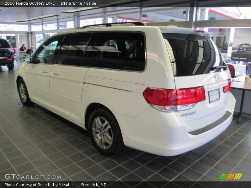 Taffeta White / Beige 2010 Honda Odyssey EX-L