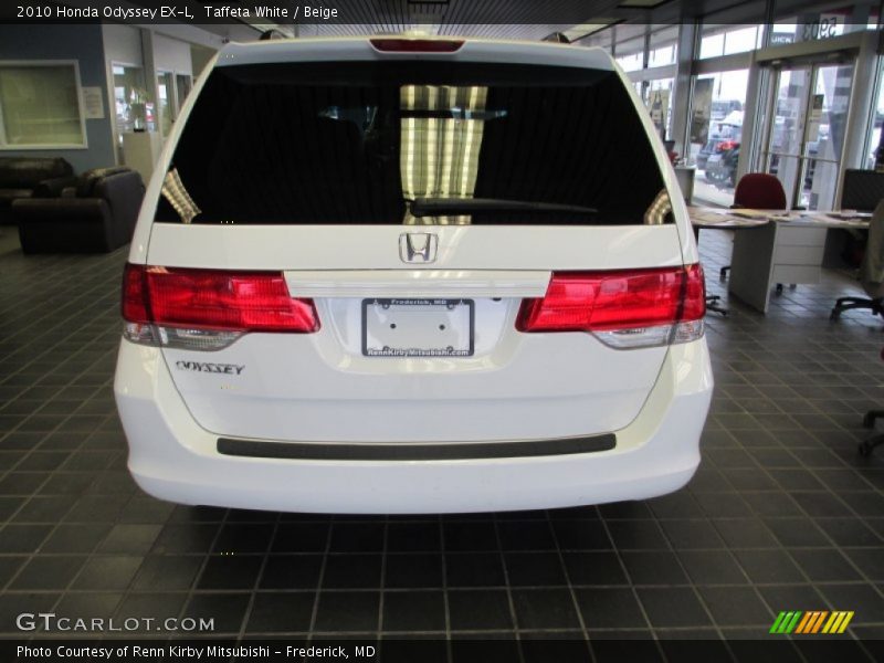 Taffeta White / Beige 2010 Honda Odyssey EX-L