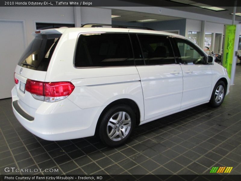Taffeta White / Beige 2010 Honda Odyssey EX-L