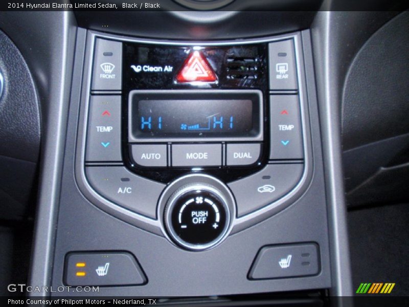 Black / Black 2014 Hyundai Elantra Limited Sedan