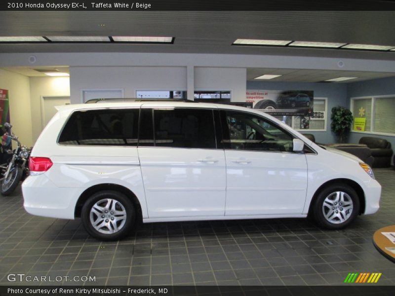 Taffeta White / Beige 2010 Honda Odyssey EX-L
